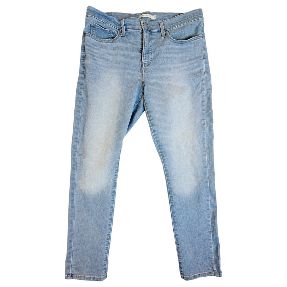 Levi 311 Shaping Skinny Women 32 Light Wash Stretch Denim Jeans